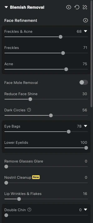 Blemish Removal - Odstraňování vad