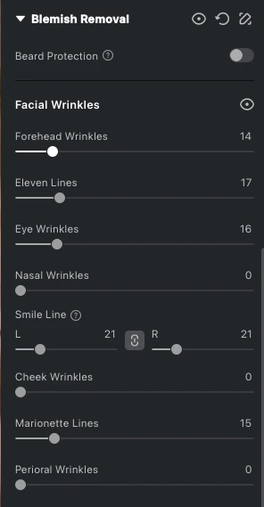 Facial Wrinkles - Vrásky na obličeji